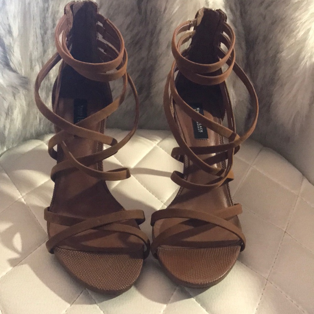 White House Black Market Brown Heels